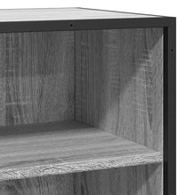 Sideboard Grau Sonoma 35,5x35x76 cm Holzwerkstoff und Metall