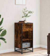 Sideboard Räuchereiche 35,5x35x76 cm Holzwerkstoff und Metall