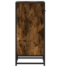 Sideboard Räuchereiche 35,5x35x76 cm Holzwerkstoff und Metall