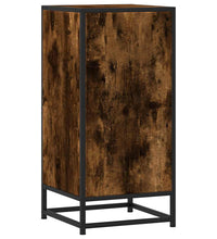 Sideboard Räuchereiche 35,5x35x76 cm Holzwerkstoff und Metall