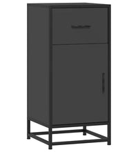 Sideboard Schwarz 35,5x35x76 cm Holzwerkstoff und Metall