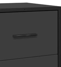Sideboard Schwarz 35,5x35x76 cm Holzwerkstoff und Metall