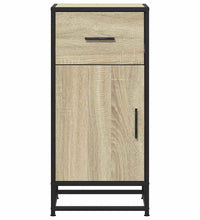 Sideboard Sonoma-Eiche 35,5x35x76 cm Holzwerkstoff und Metall