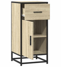 Sideboard Sonoma-Eiche 35,5x35x76 cm Holzwerkstoff und Metall