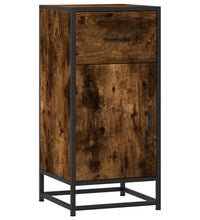 Sideboard Räuchereiche 35,5x35x76 cm Holzwerkstoff und Metall