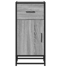 Sideboard Grau Sonoma 35,5x35x76 cm Holzwerkstoff und Metall