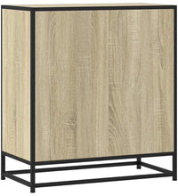 Sideboard Sonoma-Eiche 68x35x76 cm Holzwerkstoff und Metall