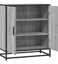 Sideboard Grau Sonoma 68x35x76 cm Holzwerkstoff und Metall