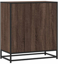 Sideboard Braun Eichen-Optik 68x35x76 cm Holzwerkstoff & Metall