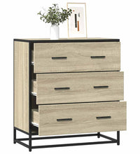 Sideboard Sonoma-Eiche 68x35x76 cm Holzwerkstoff und Metall