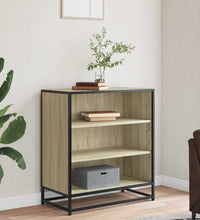 Sideboard Sonoma-Eiche 68x35x76 cm Holzwerkstoff und Metall