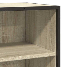 Sideboard Sonoma-Eiche 68x35x76 cm Holzwerkstoff und Metall