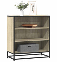 Sideboard Sonoma-Eiche 68x35x76 cm Holzwerkstoff und Metall