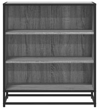 Sideboard Grau Sonoma 68x35x76 cm Holzwerkstoff und Metall