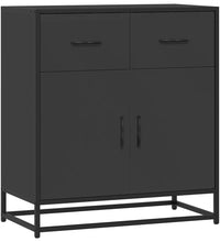 Sideboard Schwarz 68x35x76 cm Holzwerkstoff