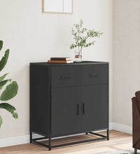 Sideboard Schwarz 68x35x76 cm Holzwerkstoff