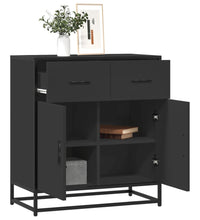 Sideboard Schwarz 68x35x76 cm Holzwerkstoff