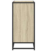 Sideboard Sonoma-Eiche 68x35x76 cm Holzwerkstoff und Metall