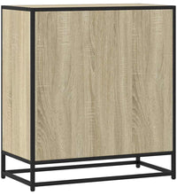 Sideboard Sonoma-Eiche 68x35x76 cm Holzwerkstoff und Metall