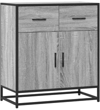 Sideboard Grau Sonoma 68x35x76 cm Holzwerkstoff