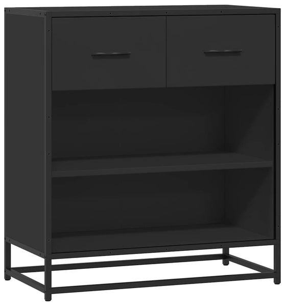 Sideboard Schwarz 68x35x76 cm Holzwerkstoff