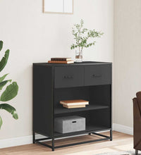 Sideboard Schwarz 68x35x76 cm Holzwerkstoff