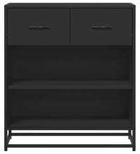 Sideboard Schwarz 68x35x76 cm Holzwerkstoff