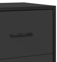 Sideboard Schwarz 68x35x76 cm Holzwerkstoff