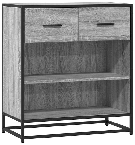 Sideboard Grau Sonoma 68x35x76 cm Holzwerkstoff