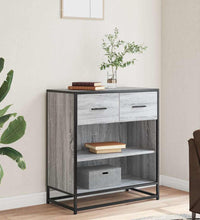 Sideboard Grau Sonoma 68x35x76 cm Holzwerkstoff