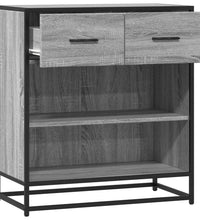 Sideboard Grau Sonoma 68x35x76 cm Holzwerkstoff