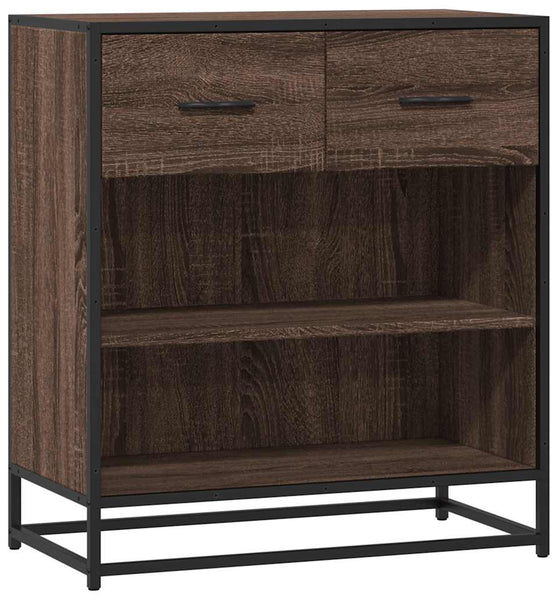 Sideboard Braun Eichen-Optik 68x35x76 cm Holzwerkstoff