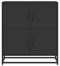 Sideboard Schwarz 68x35x76 cm Holzwerkstoff