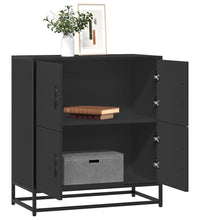 Sideboard Schwarz 68x35x76 cm Holzwerkstoff