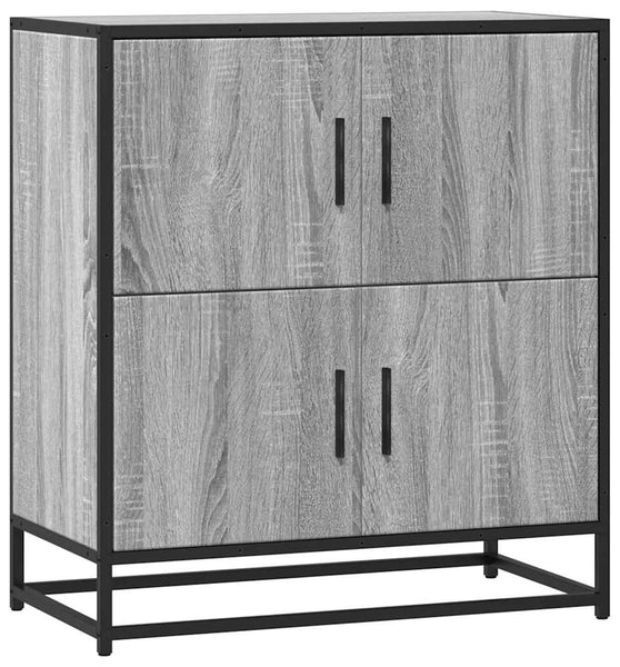 Sideboard Grau Sonoma 68x35x76 cm Holzwerkstoff