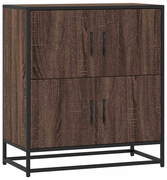 Sideboard Braun Eichen-Optik 68x35x76 cm Holzwerkstoff