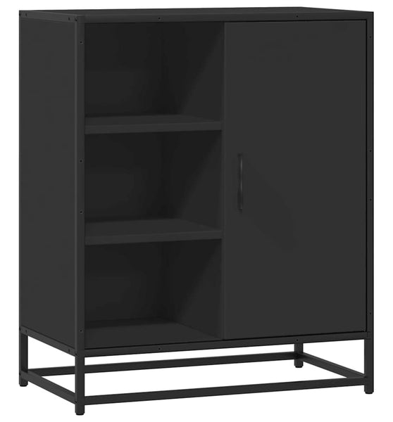 Sideboard Schwarz 62x35x76 cm Holzwerkstoff