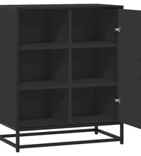 Sideboard Schwarz 62x35x76 cm Holzwerkstoff