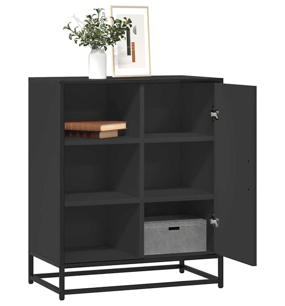 Sideboard Schwarz 62x35x76 cm Holzwerkstoff