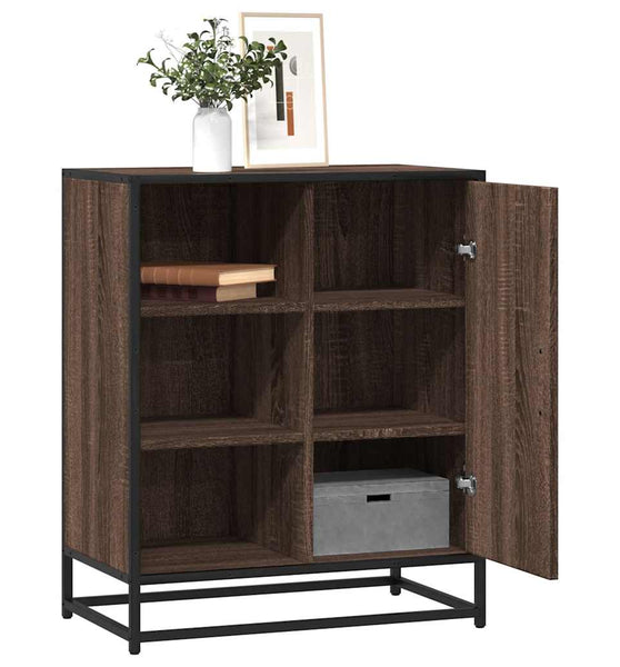 Sideboard Braun Eichen-Optik 62x35x76 cm Holzwerkstoff