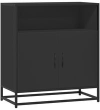 Sideboard Schwarz 68x35x76 cm Holzwerkstoff