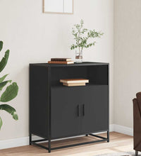 Sideboard Schwarz 68x35x76 cm Holzwerkstoff
