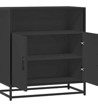 Sideboard Schwarz 68x35x76 cm Holzwerkstoff