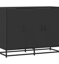 Sideboard Schwarz 94x35x76 cm Holzwerkstoff