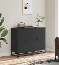 Sideboard Schwarz 94x35x76 cm Holzwerkstoff