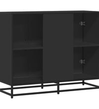 Sideboard Schwarz 94x35x76 cm Holzwerkstoff