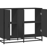 Sideboard Schwarz 94x35x76 cm Holzwerkstoff