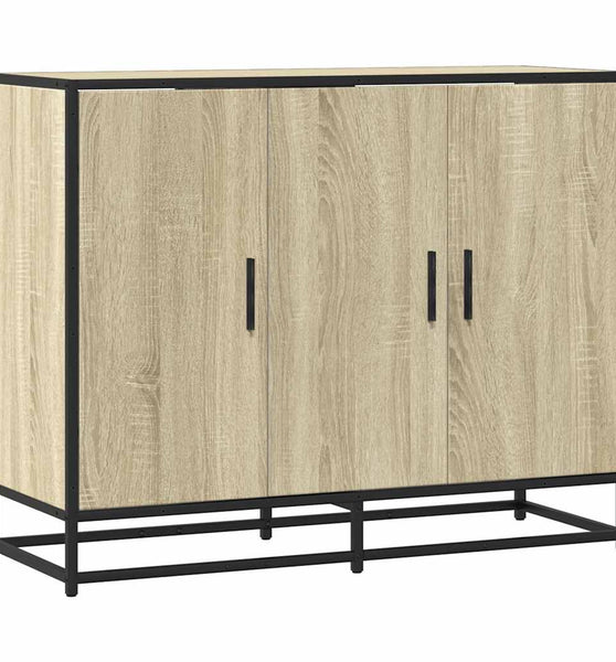 Sideboard Sonoma-Eiche 94x35x76 cm Holzwerkstoff