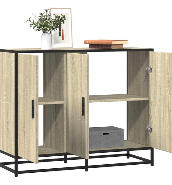 Sideboard Sonoma-Eiche 94x35x76 cm Holzwerkstoff