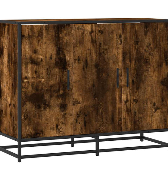 Sideboard Räuchereiche 94x35x76 cm Holzwerkstoff